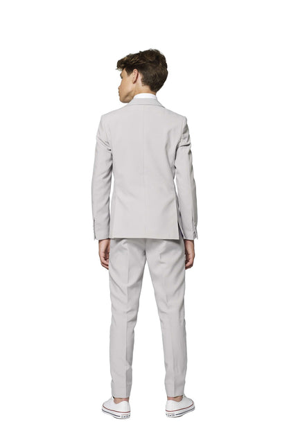 Grauer Anzug Junge Teenager <tc>OppoSuits</tc>