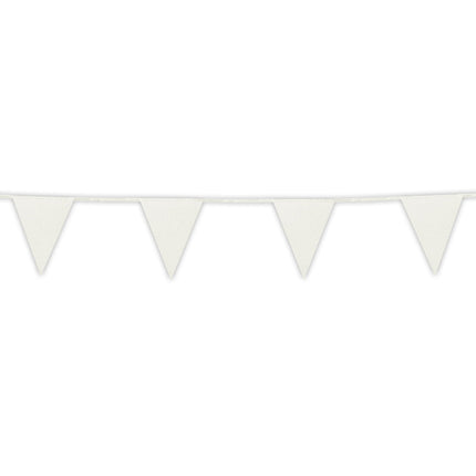 Weiße Girlande Glitzerpapier 6m