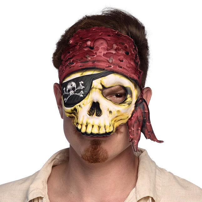 Piratenmaske halb