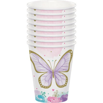 Schmetterlingsbecher 8 Stk.