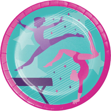 Teller Gymnastic 23cm 8Stück