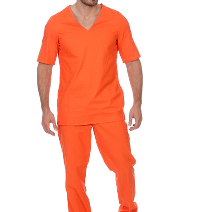 Bösewicht-Anzug Orange Luxe