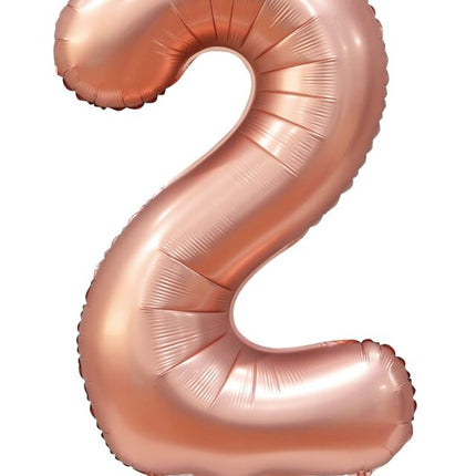 Rose Gold Figur Ballon 2 Jahre Glanz 86cm