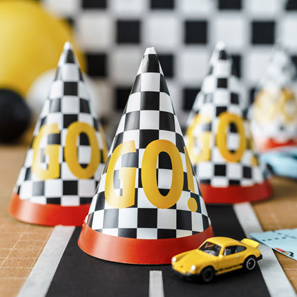 Race Party Hüte 16cm 6Stk