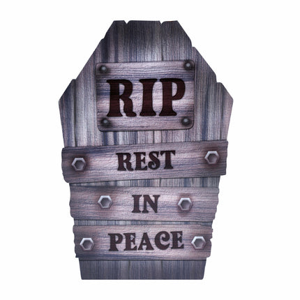 Halloween Deko Grabstein Rip 56cm