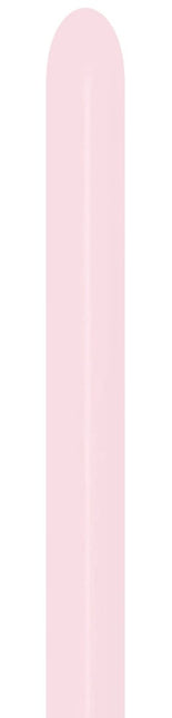 Modellierballons Pastell Matt Rosa 5cm 152cm 50Stk.