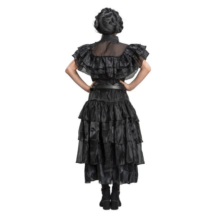 Kostüm Mittwoch Prom Night Kleid Schwarz Kind