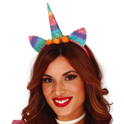 Einhorn Haarband Bunt