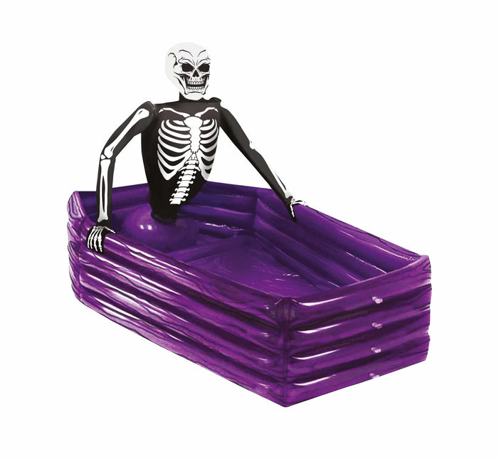 Halloween Tischdekoration Skelett Box 1m