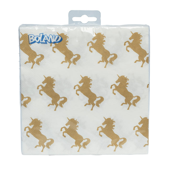 Servietten Einhorn Papier 33cm
