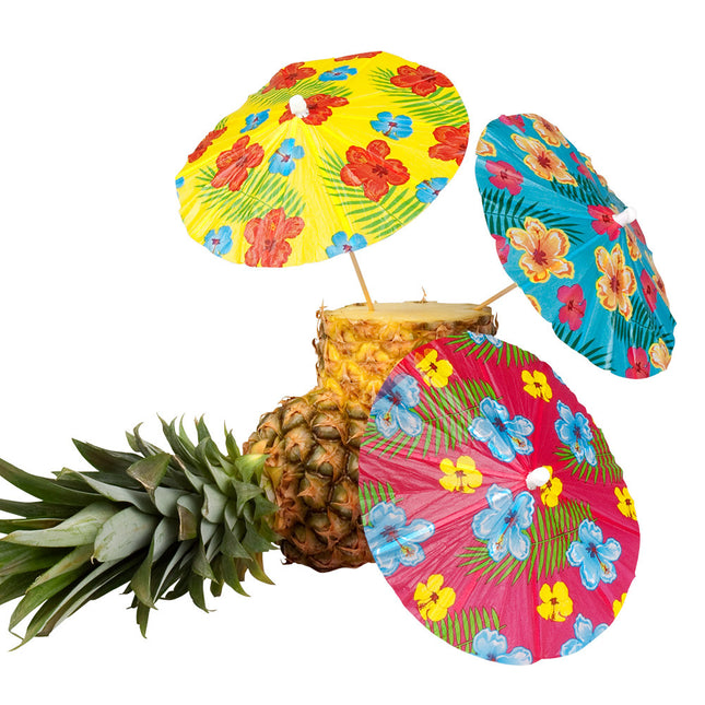Cocktailstäbchen Sonnenschirm 18cm 6Stück