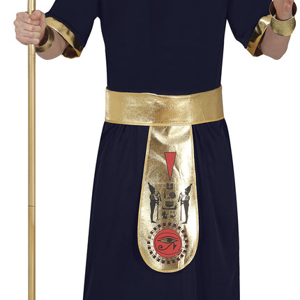 Pharao Kostüm Schwarz Gold Männer