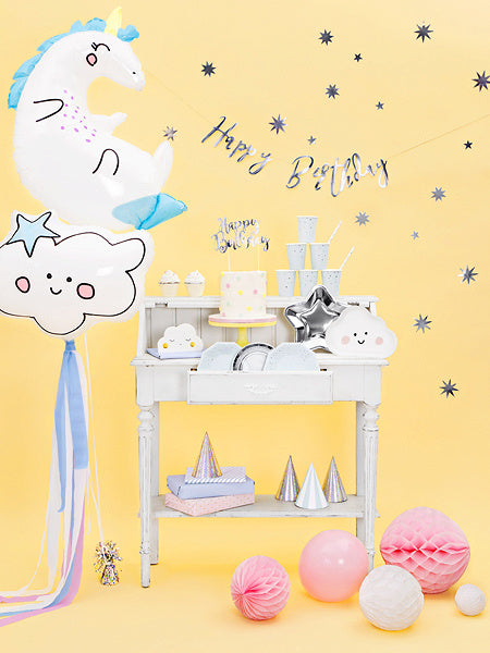 Helium Ballon Einhorn Leer 75cm