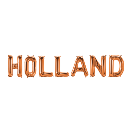 Orange Luftballons Set Holland 1.9m