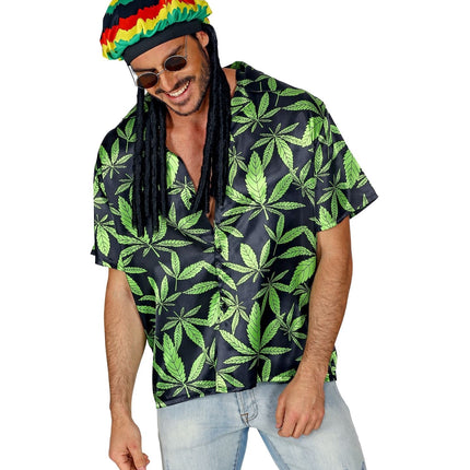 Rastahut mit Dreadlocks gefärbt