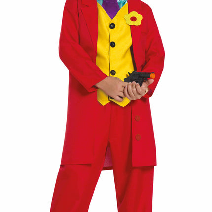 Joker Kostüm Kind Rot
