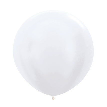 Ballons Perlweiß 61cm 10Stk