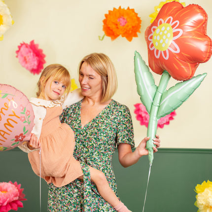 Helium Ballon Blume Leer 75cm