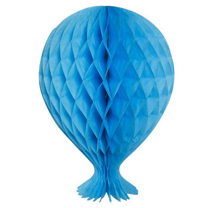 Wabenballon Hellblau 37cm