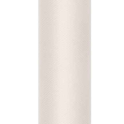 Vanillecreme Tüllrolle 30cm 9m