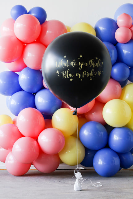 Gender Reveal Ballon Mädchen Metallic 90cm