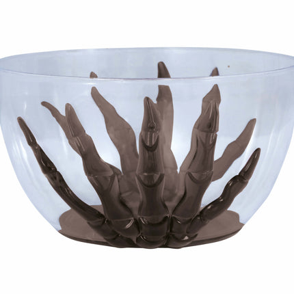 Halloween Tischdekoration Skelett Hand Schale