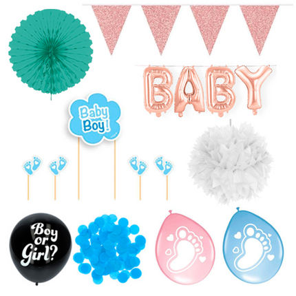 Gender Reveal Boy Party Pack