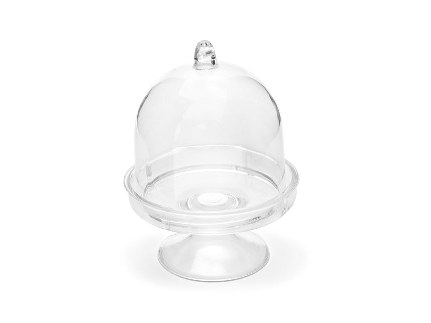 Cupcake-Ständer Mini mit Deckel Transparent 7,5cm 3pcs