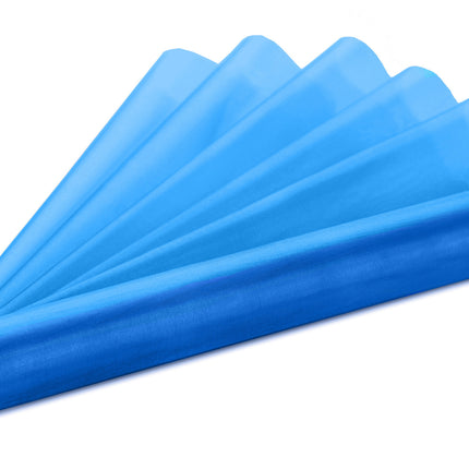 Blauer Organza-Stoff 16cm 9m