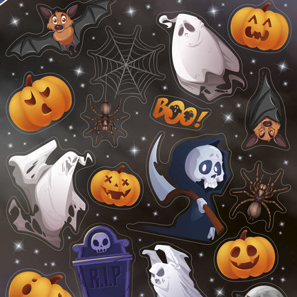 Halloween Aufkleber Glow In The Dark