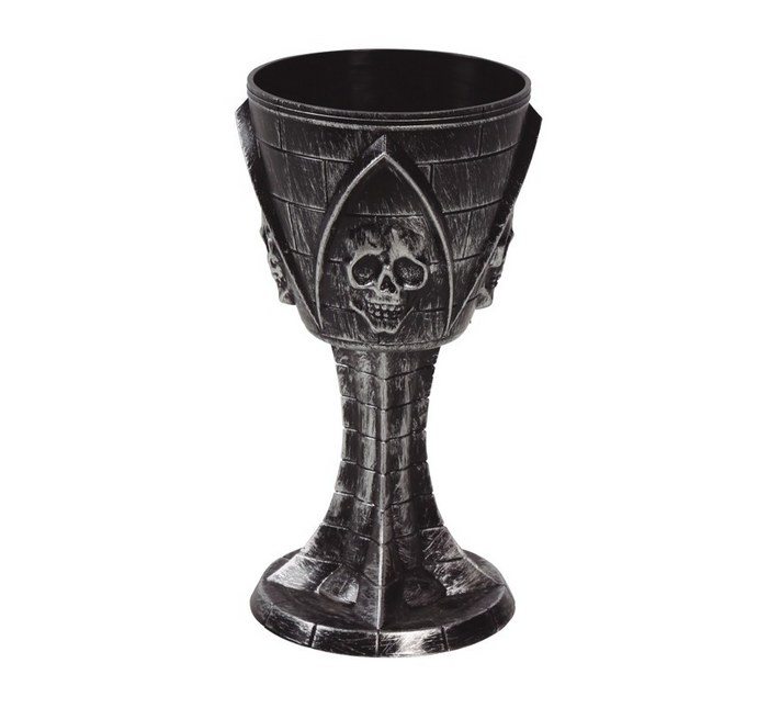 Halloween Glasschädel 19cm
