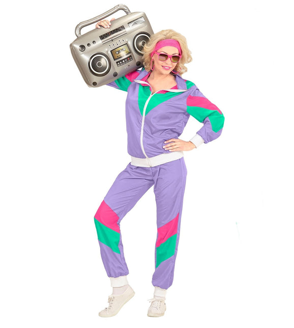 Neon 80S Trainingsanzug Faulty Lilac