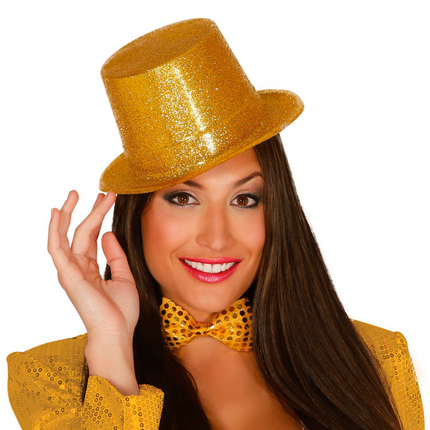Gold High Hat Glitter
