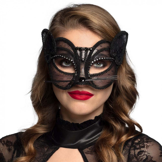 Spitze Augenmaske Katze