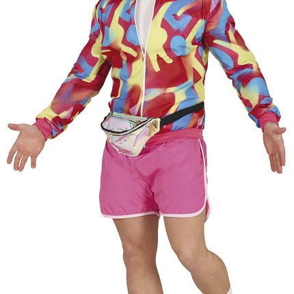 Herren Neon 80S Kostüm Bunt