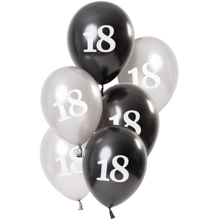 Ballons 18 Jahre 23cm 6Stk