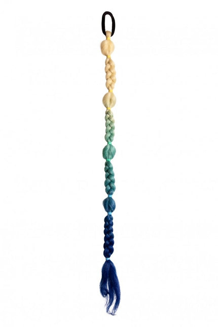 Haarverlängerung Festival Blond/Aqua/Blau