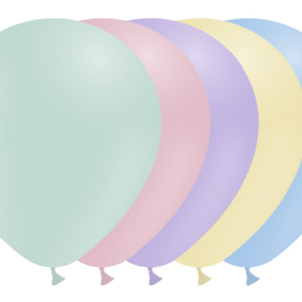 Bunte Ballons Pastell 30cm 50Stk
