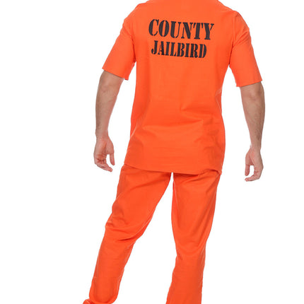 Bösewicht-Anzug Orange Luxe