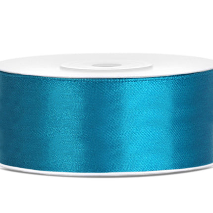 Satinband Türkis 25mm 25m