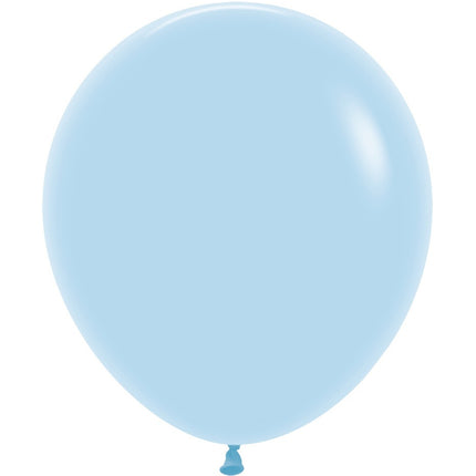 Ballons Pastell Matte Blau 45cm 25Stk