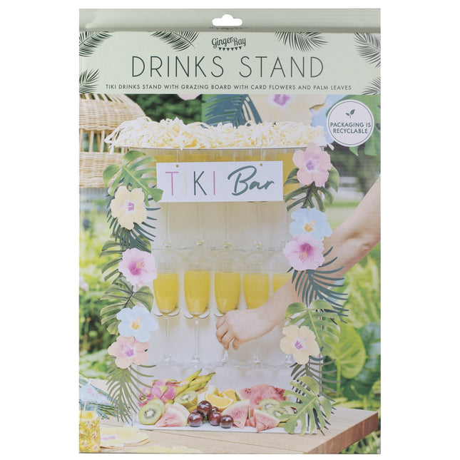 Tischdekoration Getränkeständer Tiki Bar