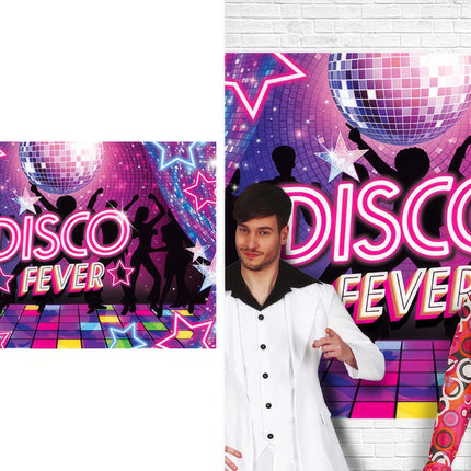 Disco 70S Wanddekoration 2,2m