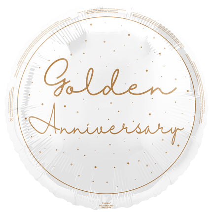 50 Jahre verheiratet Heliumballon leer 45cm