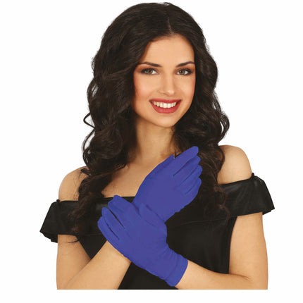 Blaue Handschuhe 20cm