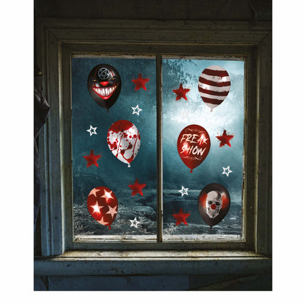 Halloween Fensterdekoration Luftballons