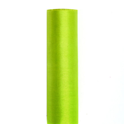 Limettengrüner Organza-Stoff 16cm 9m