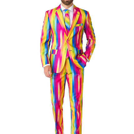 Regenbogen Streifen Anzug Männer <tc>OppoSuits</tc>