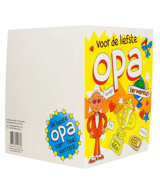 Grußkarte Opa 16,5cm