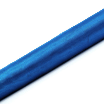 Blauer Organza-Stoff 36cm 9m